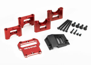 Traxxas TRX9584R centre diff mount 6061-T6 alloy red...