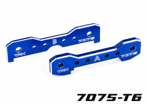 Traxxas TRX9629 Front wishbone holder 7075-T6 alloy blue...