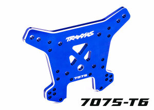 Traxxas TRX9638 Rear shock mount 7075-T6 Alu blue anodised