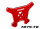 Traxxas TRX9638R Hátsó lengéscsillapító torony 7075-T6 alumínium, pirosan eloxálva