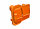 Traxxas TRX9787-ORNG Couvercle de boîte dessieu 6061-T6 Alu orange anodisé (2) +KT
