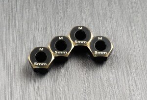 SAMIX SAM-trx4m-4063-5 Hexagonal wheel driver brass 5mm (4)