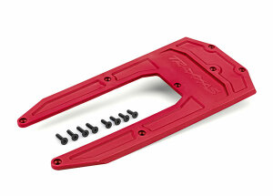 Traxxas TRX9623R Skid Plate Chassis red (for Sledge)