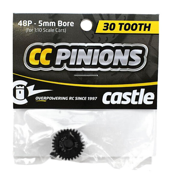 Castle-Creations 010-0065-49 Castle Creations - CC Pinion 30T - 48DP - 5mm Bore