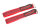 Team Corally C-50536 Pro Battery Straps - 300x20mm - Metal Buckle - Silicone Anti-Slip Strings - Red - 2 pcs