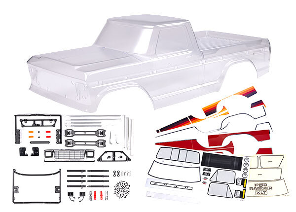 Traxxas TRX9230 Body 1979 Ford F-150 clear with attachments for TRX-4 High Trail