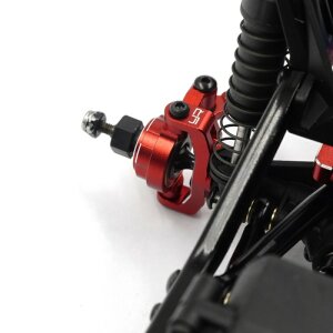 Yeah-Racing TR4M-013RD Alu C-Hubs red 2 pieces Traxxas...