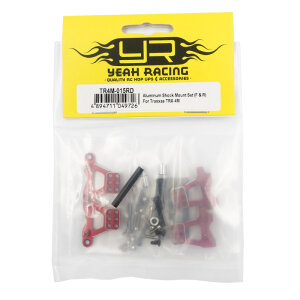 Yeah-Racing TR4M-015RD Alu shock mount red front and rear Traxxas TRX-4M