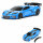 Proline 1577-13 Carrozzeria Protoform Chevrolet Corvette C8 1/7, verniciata blu