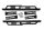 GPM SCX6014-BK Aluminum Running Board Black AXIAL SCX6 JEEP JLU WRANGLER