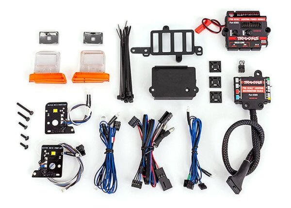 Traxxas TRX8035R Kit déclairage LED Pro-Scale complet avec module de puissance