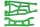 RPM RPM-82354 Front or rear upper-lower wishbone for Traxxas X-Maxx (green)