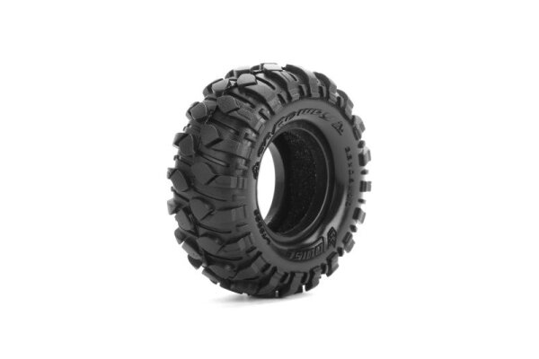 Runup 4 Stück 1.0 Reifen Für Axial SCX24 – Weichgummireifen 50/54 Mm, Mit Schaumeinlage, Für 1/24 RC Crawler