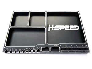 HSPEED HSPZ009 Aluminium bakje voor kleine onderdelen