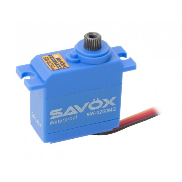 Savöx SW-0250MG Digitális mikro szervó Fém sebességváltó vízálló, helyettesíti a Traxxas szervót TRX2080