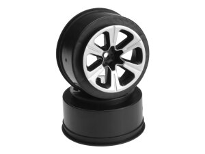 JConcepts 3371B Hustle - Slash Front Wheel - (black with...