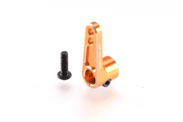 RUDDOG RP-0086 Aluminum Offset Servo Horn 25T Orange