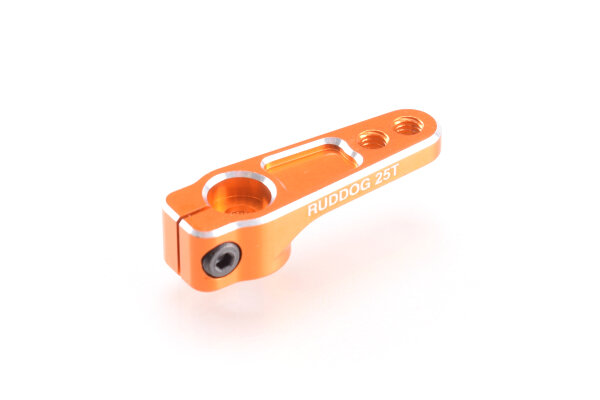 RUDDOG RP-0090 Corno del servo in alluminio 25T Arancione