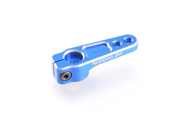 RUDDOG RP-0091 aluminum servo horn 25T blue
