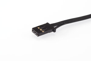 RUDDOG RP-0202 RX Extension Cable Black 180mm with JR...