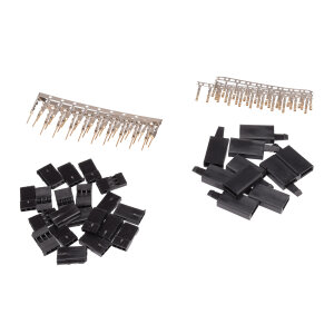 RUDDOG RP-0312 RX Plug Verriegelungsset für Futaba und JR (30 Stück)