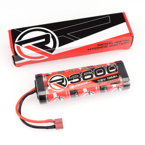 RUDDOG RP-0424 3600mAh 7.2V NiMH Stick Pack with T-style...