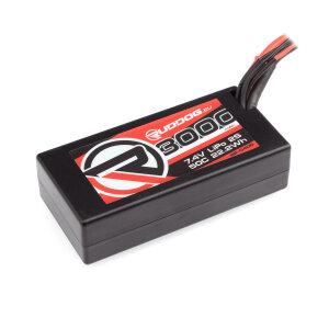 RUDDOG RP-0408 3000mAh 50C 7.4V LiPo Short Stick Pack...