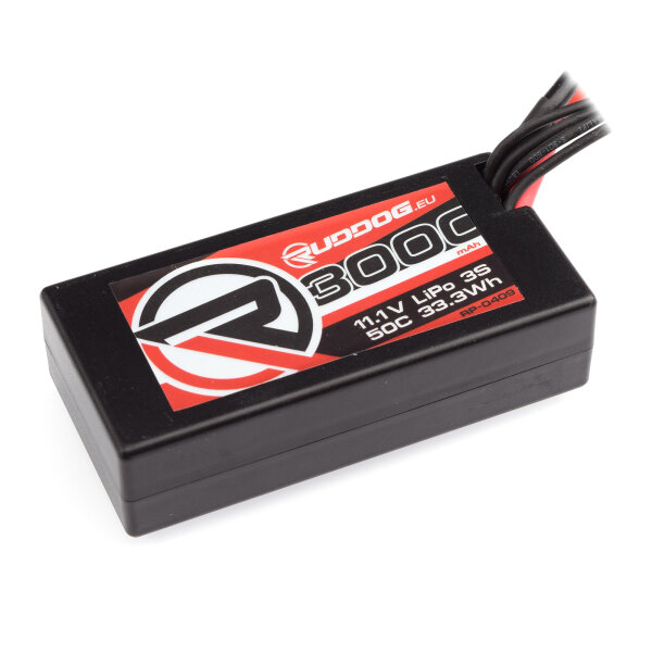 RUDDOG RP-0409 3000mAh 50C 11.1V LiPo Short Stick Pack Akku mit XT60 Stecker
