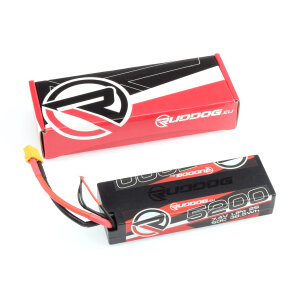 RUDDOG RP-0410 5200mAh 50C 7.4V LiPo Stick Pack Battery...