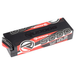 RUDDOG RP-0412 5000mAh 50C 11.1V LiPo Stick Pack batteria...
