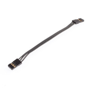 RUDDOG RP-0471 RX Connecting Cable Black 90mm (JR male to...