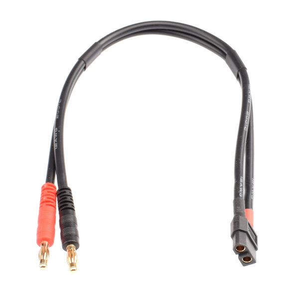 RUDDOG RP-0478 Power supply connection cable 30cm (XT60 to 4mm bullet plug)