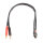 RUDDOG RP-0478 Power supply connection cable 30cm (XT60 to 4mm bullet plug)