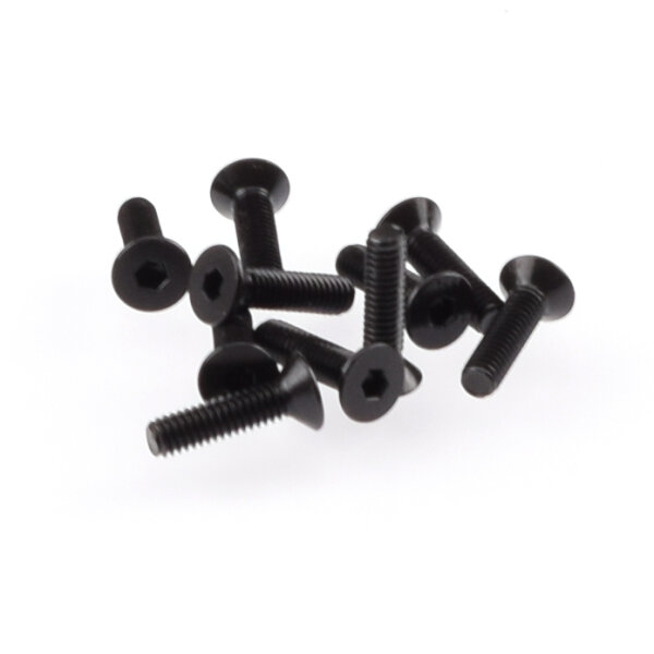 uxcell Viti a testa piatta rotonda con intaglio M2,5 x 4 mm, 10