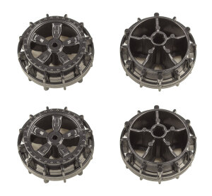Team Associated 21612 NanoSport wheels, black