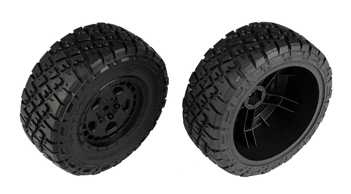 Team Associated 25860 Pro4 SC10 Off-Road Tires and Fifteen52 Rims, Mounted