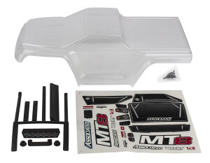 Team Associated 25922 RIVAL MT8 body kit, clear