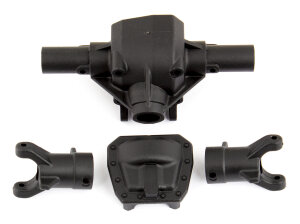 Team Associated 41004 CR12 front axle housing and hubs