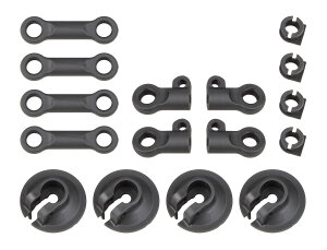 Team Associated 81512 RC8B4 Spring Plate and Shock Rod Ends