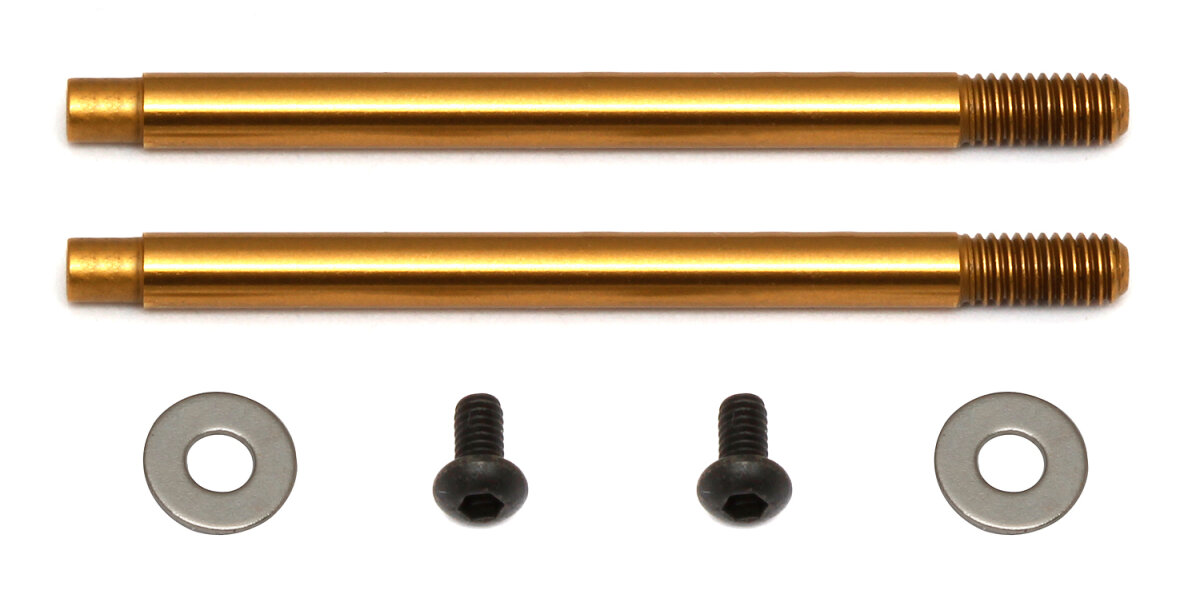 Team Associated 91615 3x21 mm strut shafts (V2), TiN