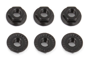 TEAM LOSI RACING - Dadi Flangiati M4 (10 Pezzi) Per Modellismo RC