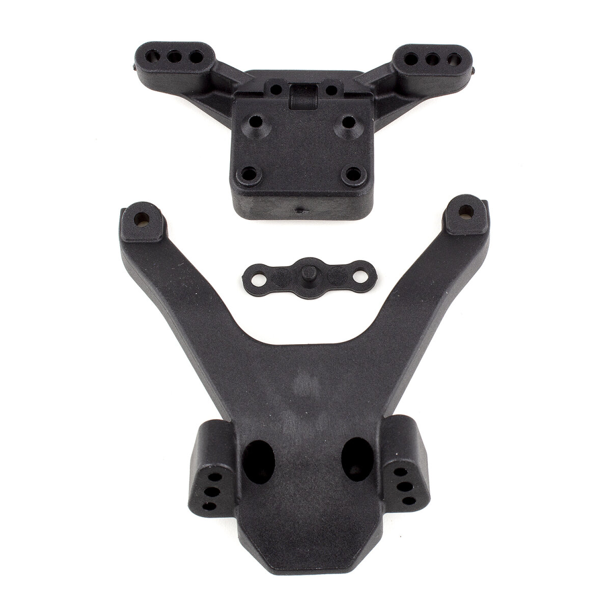 Team Associated Piastra Anteriore In Alluminio Nero Per RC10T RC10 RC10CC RC10DS Scala 1:10
