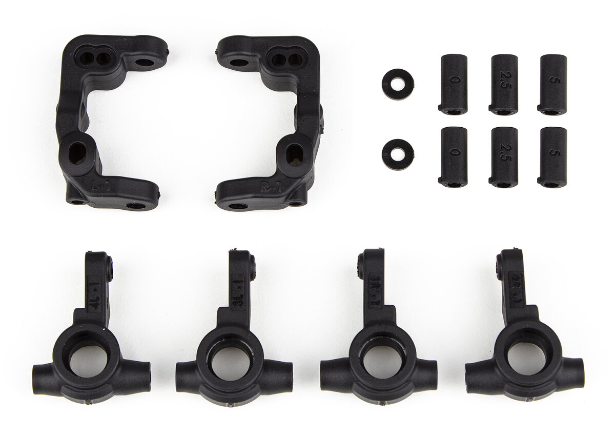Team Associated 91901 RC10B6.4 -1mm caster and steering blocks