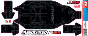 Team Associated 91999 RC10B6.4 FT chassis guard, +3mm,...