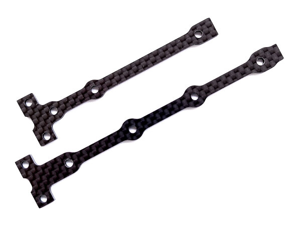 Kit Torri Ammortizzatori In Fibra Di Carbonio Per Team Associated RC10GT - Opaco Nero - Foto 3