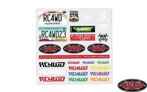 RC4WD Z-L0034 Vel stickers klein