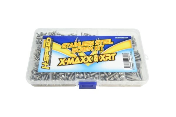 HSPEED HSPX048 Stainless steel screw set for X-Maxx & XRT