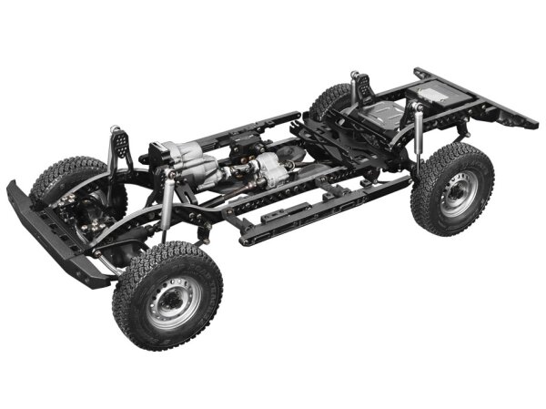 Boom Racing BR8005 1/10 4WD Scale Performance Chassis Kit Blattfeder Version für Team Raffee Co. D110 für BRX02