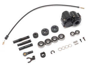 Boom Racing BRX020101-SWD SWD (Selektiver RWD/4WD) Verteilergetriebe-Kit für BRX02 für BRX02