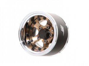Boom Racing BRPB15501CRBZ ProBuild 1.55" SV5 Adjustable Offset Aluminium Beadlock Felgen (2) Chrom/Bronze
